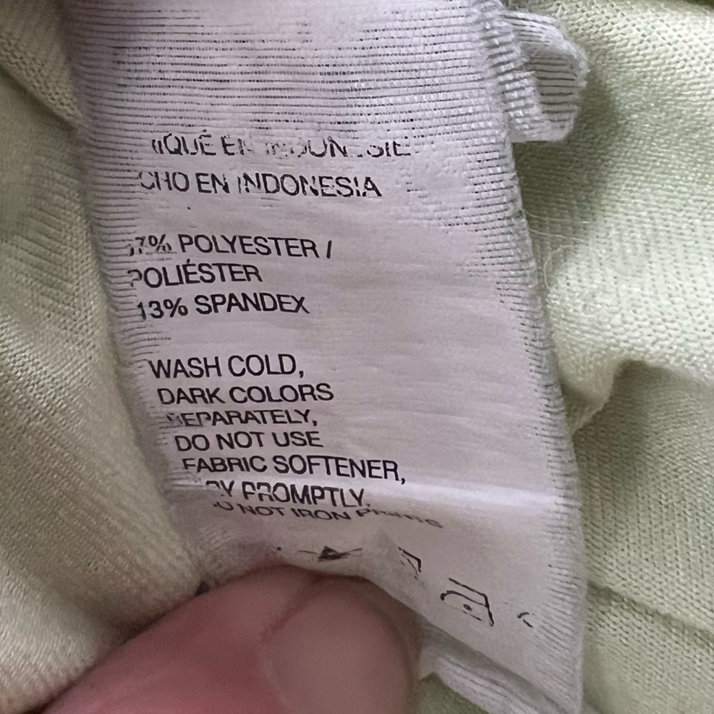 Vintage Izod tee light green - Picture 10 of 10